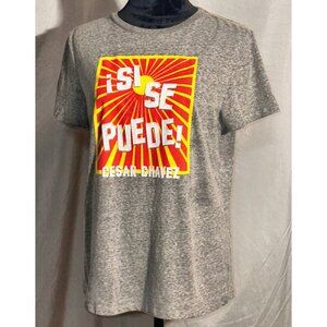 Sí, se Puede Gray T-shirt, Medium, United Farm Workers
